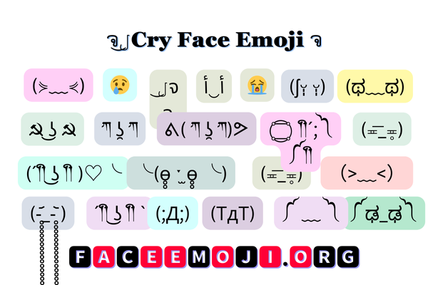 Cry Face Emoji Image