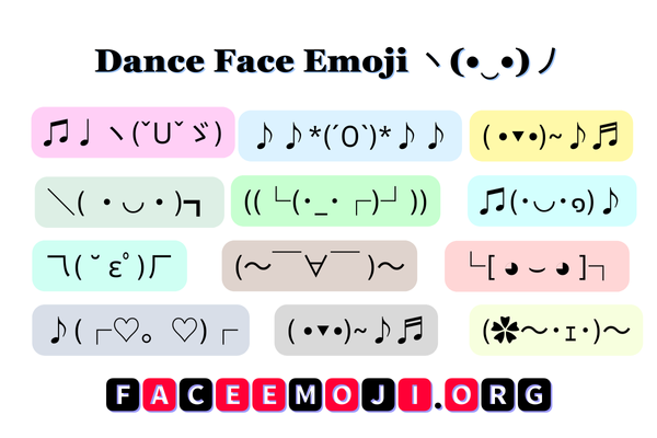 Dance Face Emoji Image