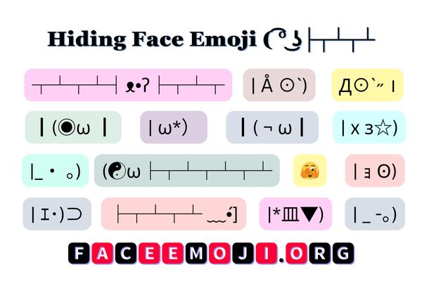 Hiding Face Emoji Image