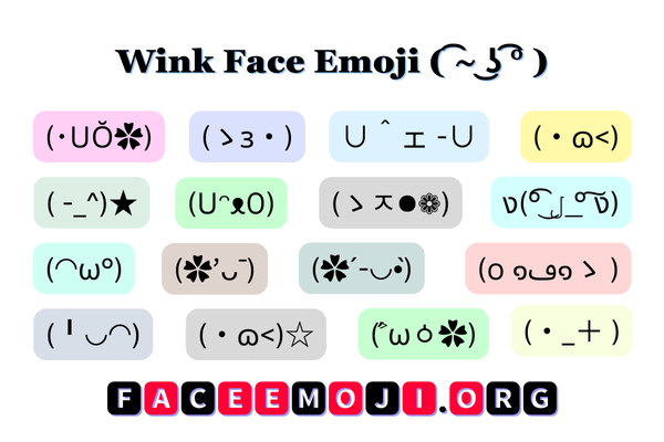 Wink Face Emoji Image